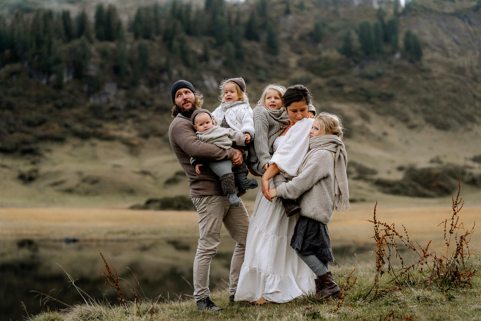 Familienfotos Fotoshooting in den Alpen Familie