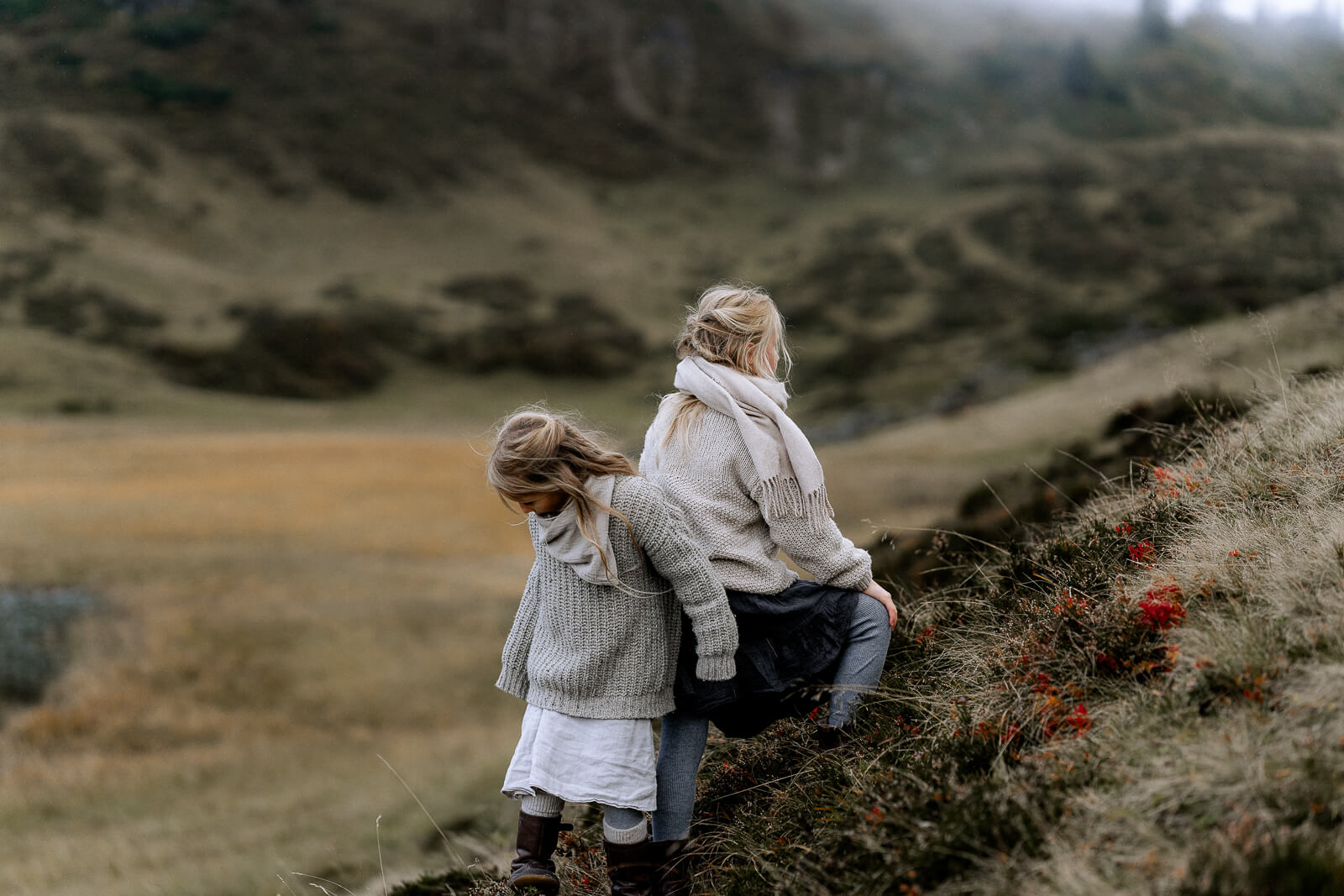 Familienfotos Fotoshooting in den Alpen Familie