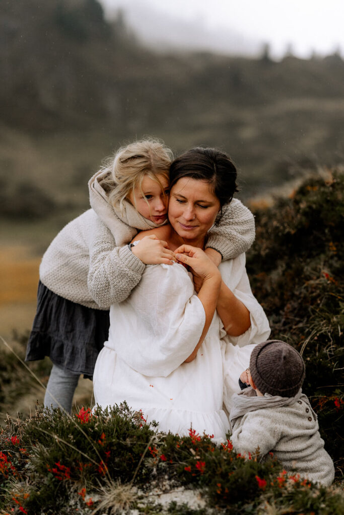 Familienfotos Fotoshooting in den Alpen Familie